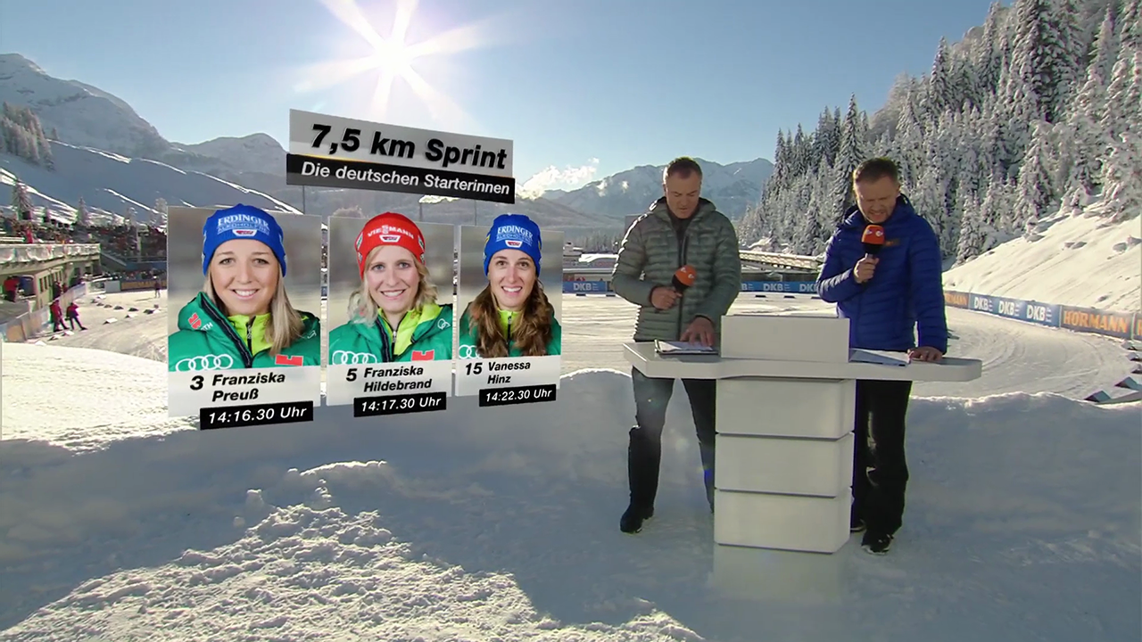 ZDF Sport Biathlon Hochfilzen 2019