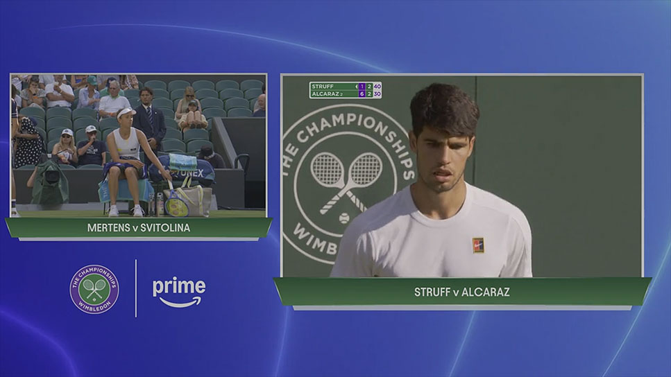Wimbledon 2025 - Screenshot 1 © Amazon Prime Wimbledon 2025 - Screenshot 1© Amazon Prime