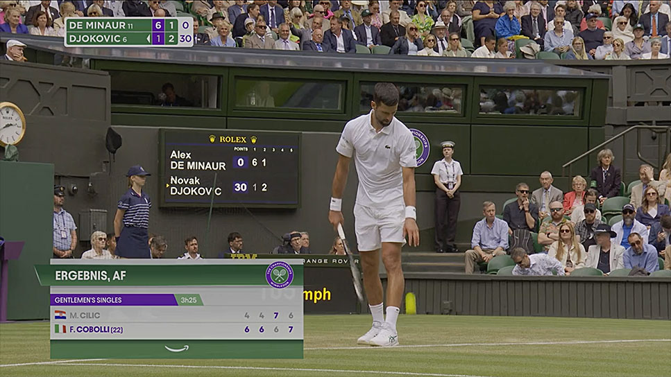 Project Wimbledon 2025 - Screenshot 3 © Amazon Prime Wimbledon 2025 - Screenshot 3